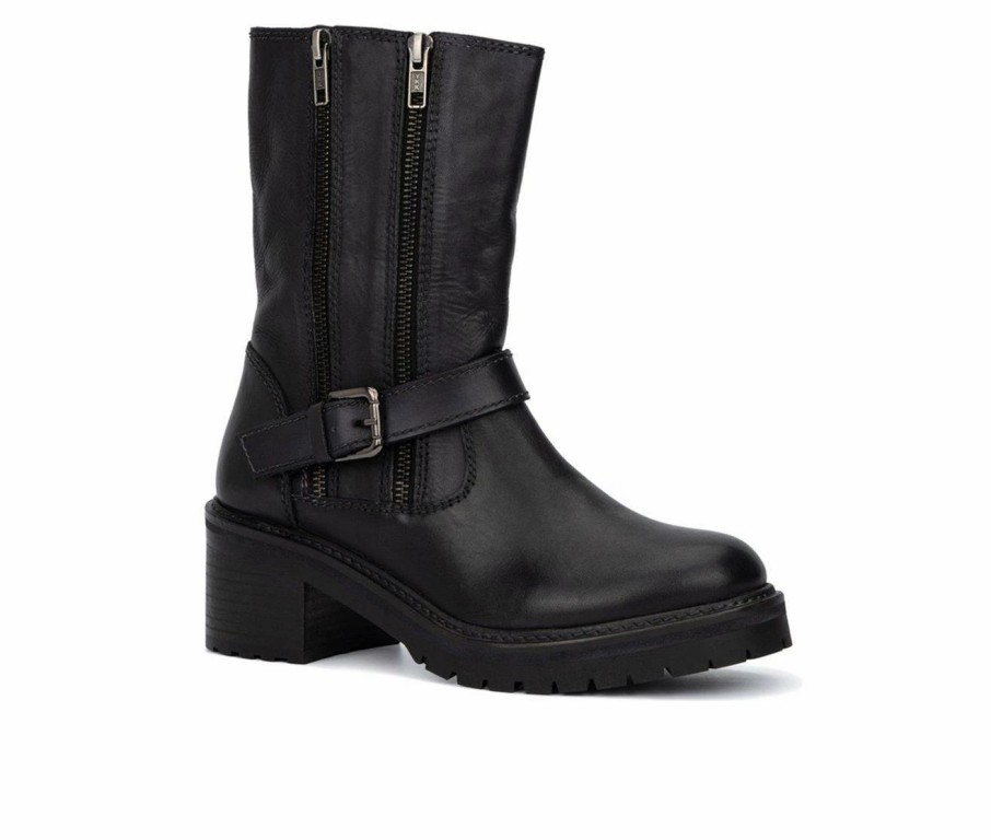 Ankle Boots And Booties * | Budget Women'S Vintage Foundry Co Genevieve Booties Black