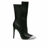 Stiletto Heels * | Hot Sale Women'S London Rag Twitch Mid Calf Stiletto Booties Black