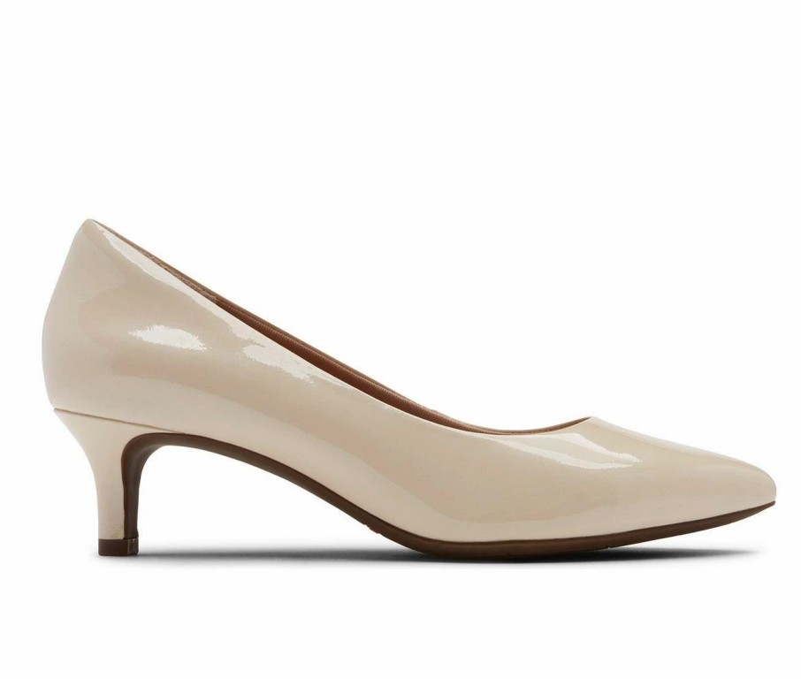 Pumps * | Flash Sale Women'S Rockport Kalila Pumps Vanilla Patent