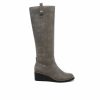 Knee High And Riding Boots * | Hot Sale Women'S Lifestride Zeppelin Knee High Boots Ash Grey