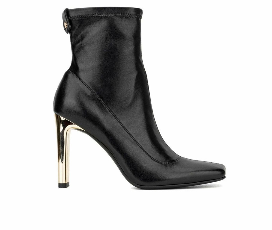 Heeled Boots * | New Women'S Torgeis Chiara Booties Black