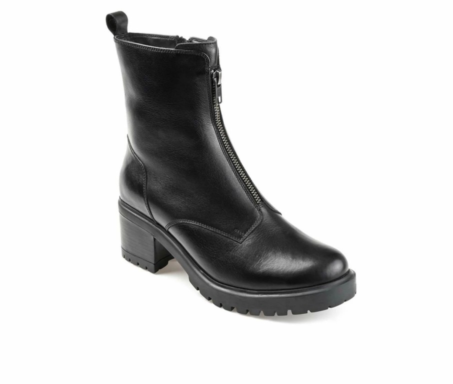 Heeled Boots * | Cheap Women'S Journee Signature Norrah Heeled Booties Black