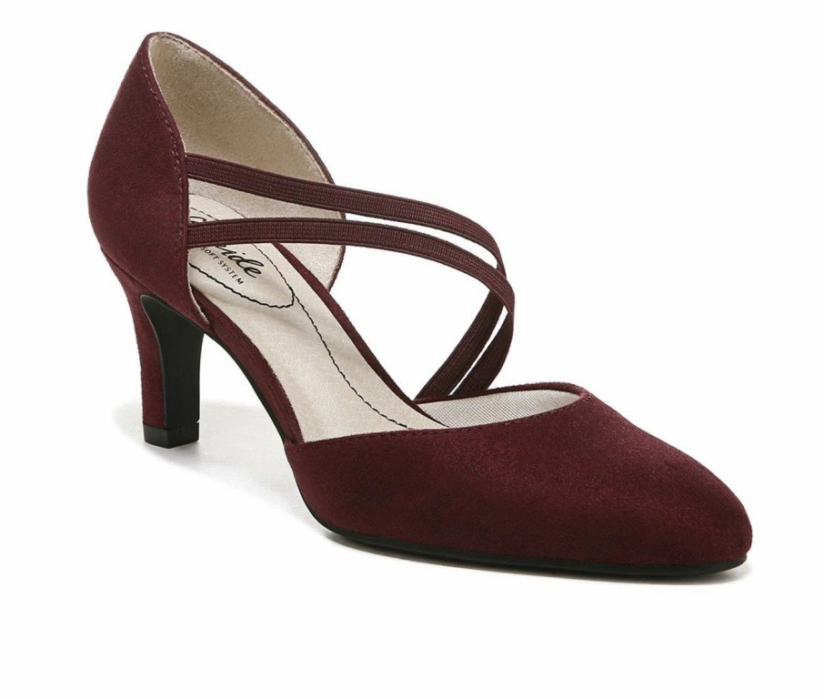 Pumps * | Coupon Women'S Lifestride Grace Pumps Pinot Noir Fab