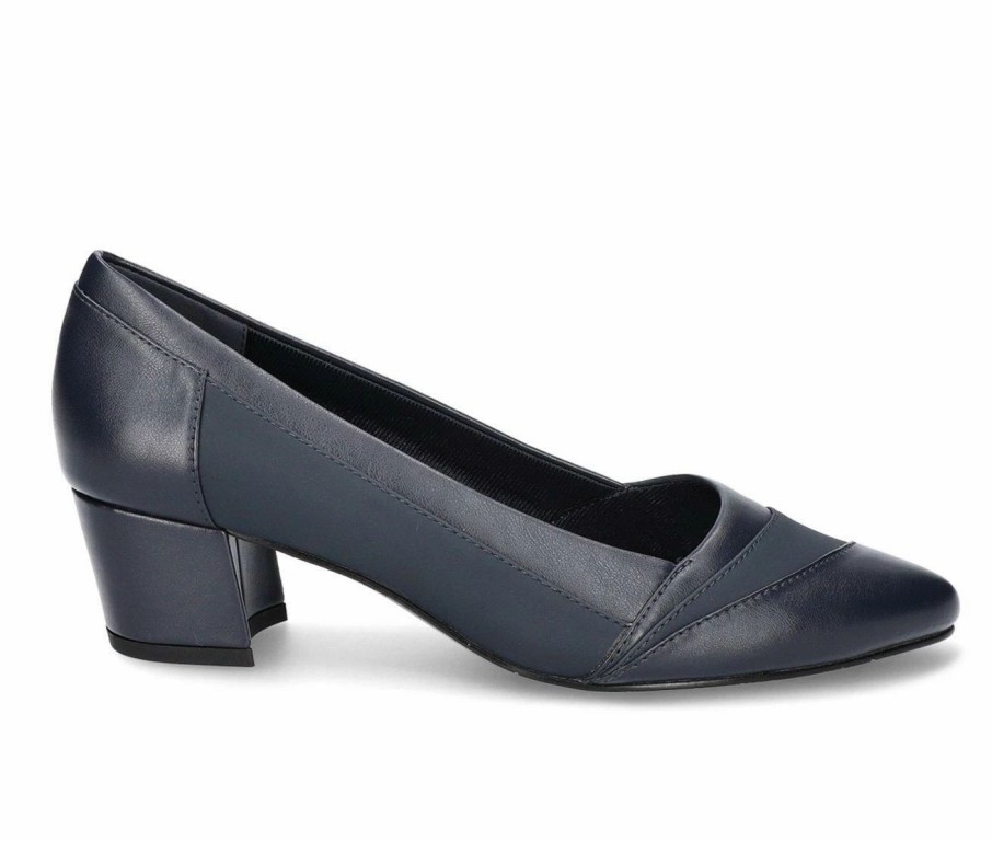 Pumps * | Top 10 Women'S Easy Street Janora Pumps Navy