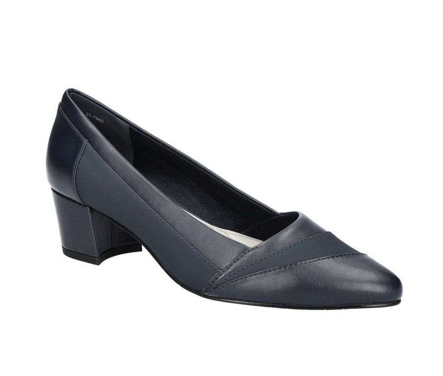 Pumps * | Top 10 Women'S Easy Street Janora Pumps Navy