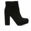 Heeled Boots * | Brand New Women'S Y-Not Meeting Platform Booties Black