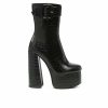 Heeled Boots * | Flash Sale Women'S London Rag Bumpy Booties Black