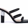 Heeled Sandals * | Best Deal Women'S Olivia Miller Alissa Dress Sandals Black