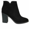 Heeled Boots * | Buy Women'S Journee Collection Jessica Booties Black