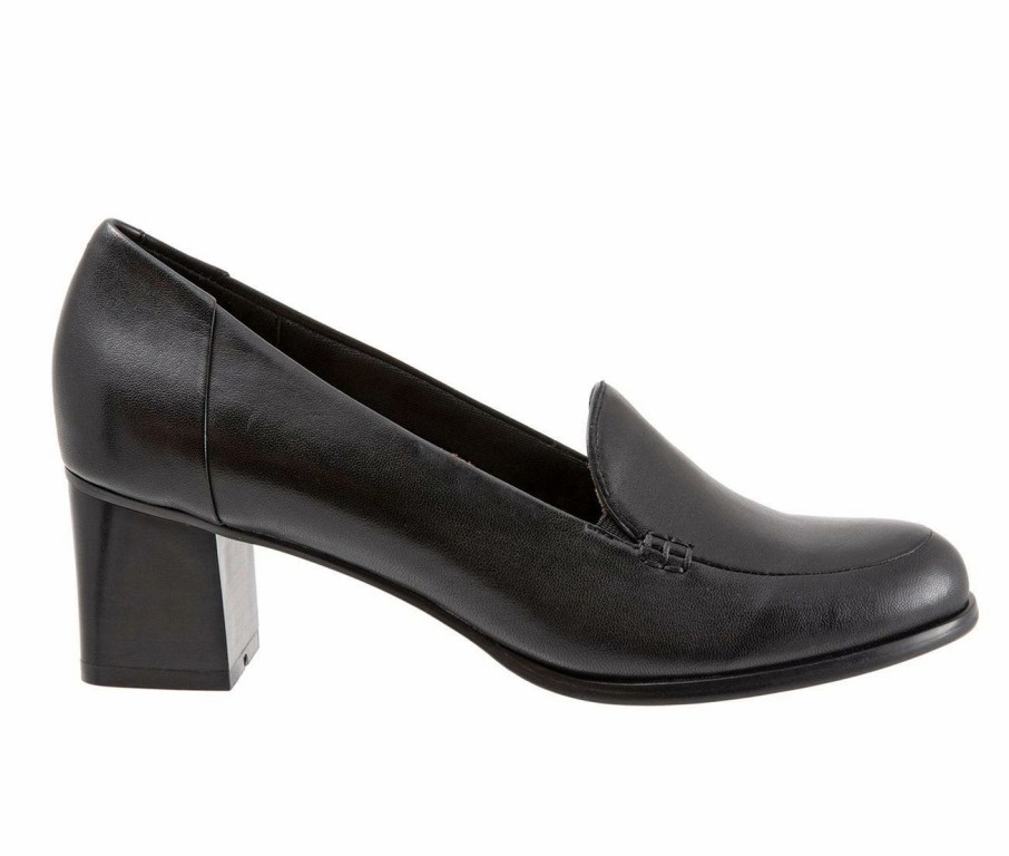 Block Heels * | Budget Women'S Trotters Quincy Pumps Black