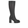 Heeled Boots * | Outlet Women'S Nine West Kani Knee High Heeled Boots Black