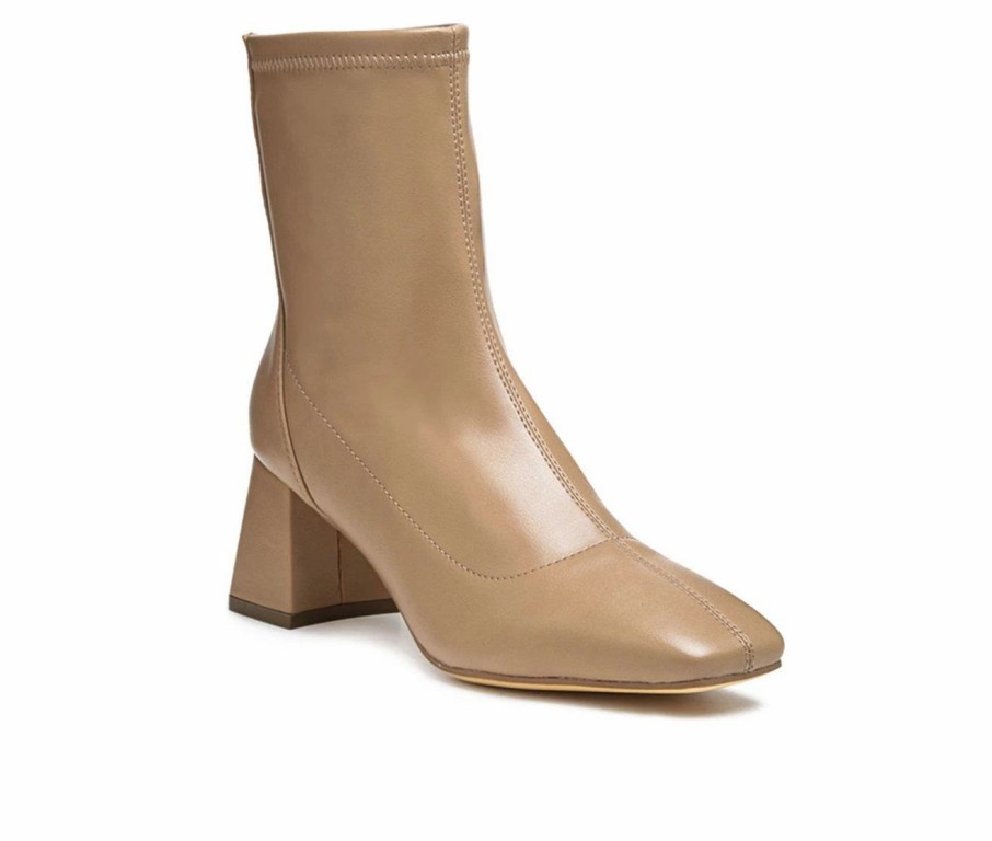 Heeled Boots * | Wholesale Women'S London Rag Hera Heeled Booties Taupe