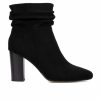 Heeled Boots * | Coupon Women'S New York And Company Sandy Heeled Booties Black