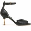 Heeled Sandals * | Top 10 Women'S Franco Sarto Rosie Pumps Black Leather