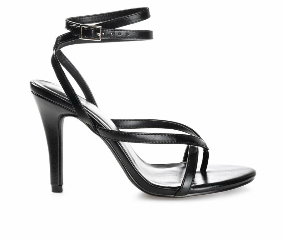 Stiletto Heels * | Brand New Women'S Journee Collection Waverlee Dress Sandals Black