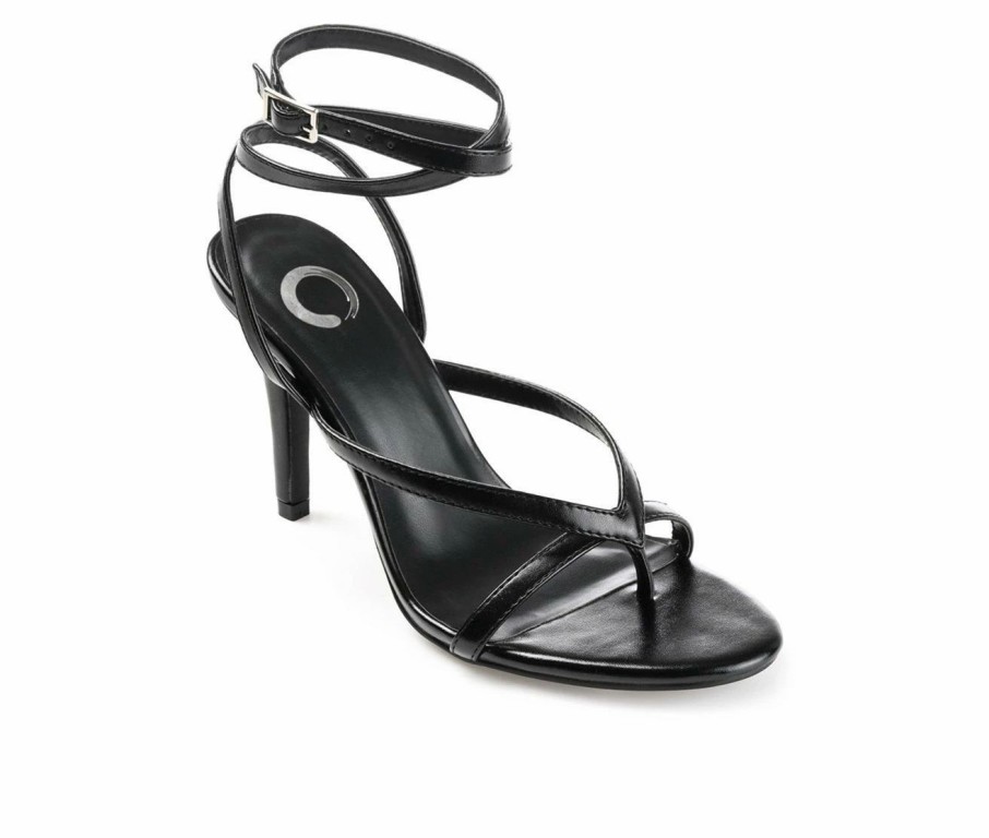 Stiletto Heels * | Brand New Women'S Journee Collection Waverlee Dress Sandals Black