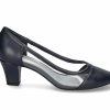 Pumps * | Best Reviews Of Women'S Easy Street Cody Pumps Navy