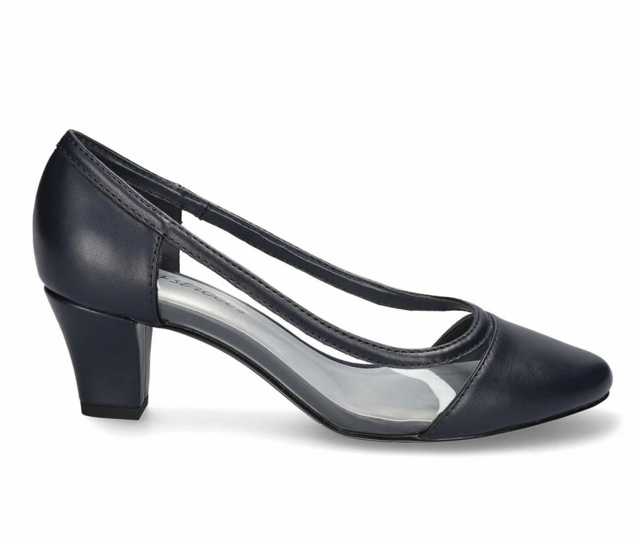 Pumps * | Best Reviews Of Women'S Easy Street Cody Pumps Navy