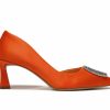 Pumps * | Cheap Women'S Franco Sarto Tana 4 Pumps Vivid Orange