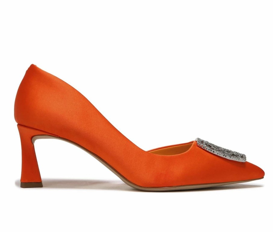 Pumps * | Cheap Women'S Franco Sarto Tana 4 Pumps Vivid Orange