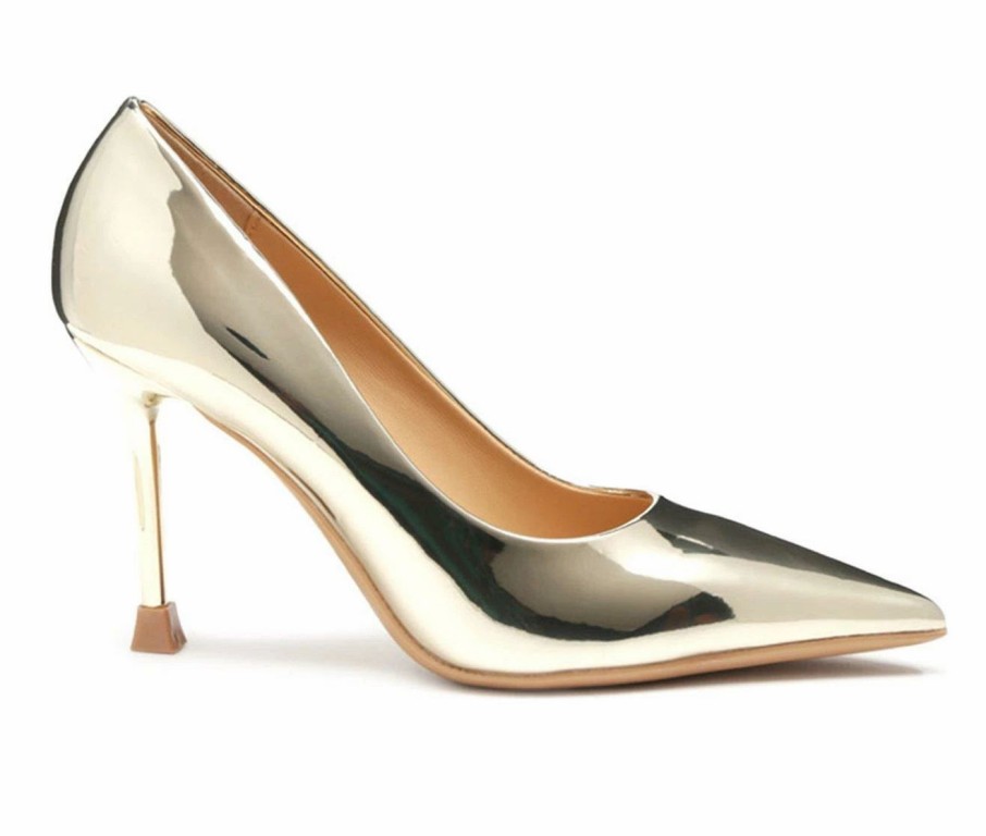 Stiletto Heels * | Discount Women'S London Rag Poudre Pumps Gold