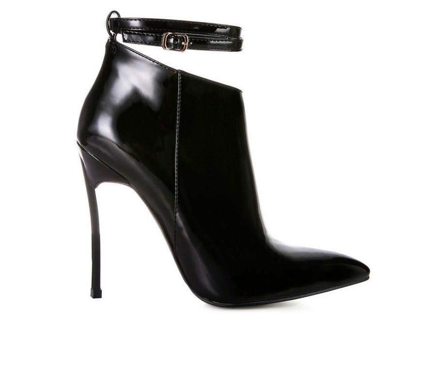 Stiletto Heels * | Top 10 Women'S London Rag Hawkins Stiletto Booties Black