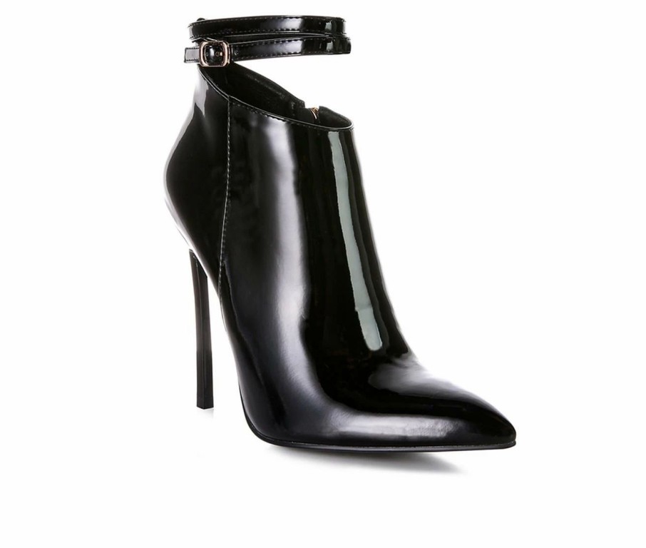 Stiletto Heels * | Top 10 Women'S London Rag Hawkins Stiletto Booties Black