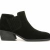 Ankle Boots And Booties * | New Women'S Dr. Scholls Libra Heeled Booties Black Suede