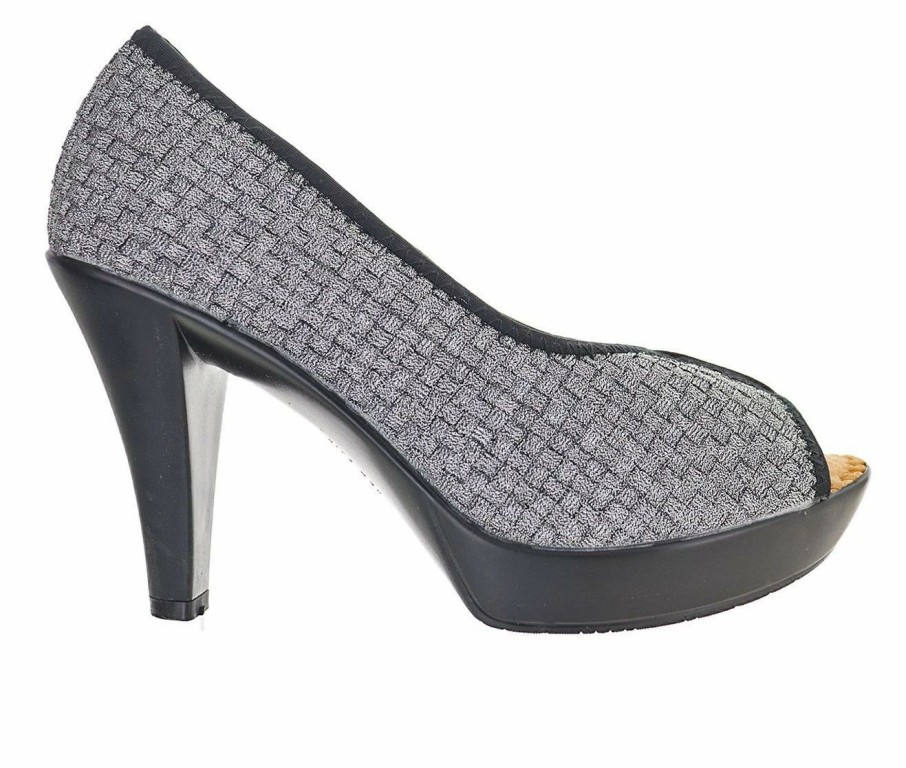 Pumps * | Cheapest Women'S Bernie Mev Fabulous Pumps Pewter