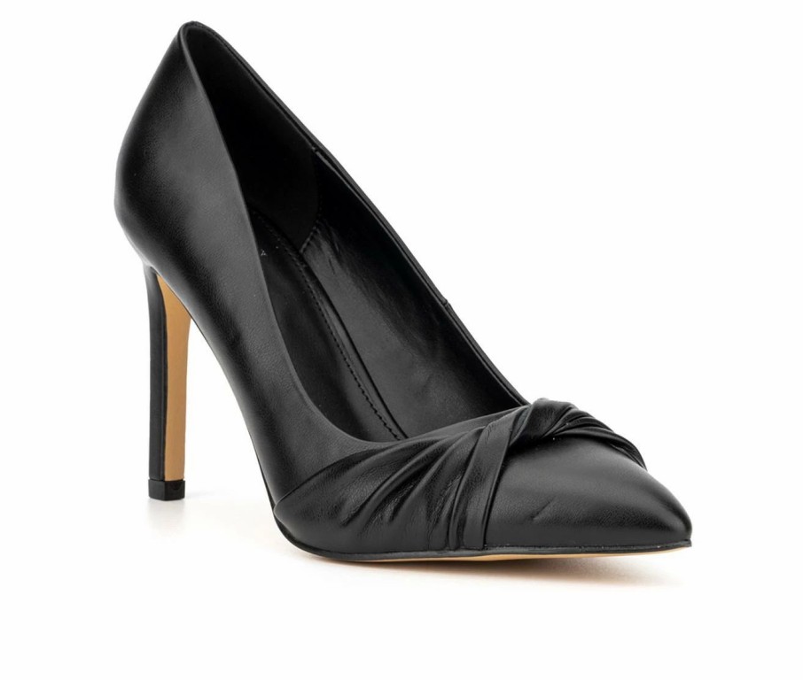 Stiletto Heels * | Wholesale Women'S New York And Company Monique Pumps Black