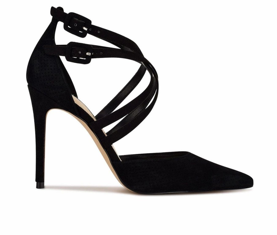 Pumps * | Best Reviews Of Women'S Nine West Festa Pumps Black