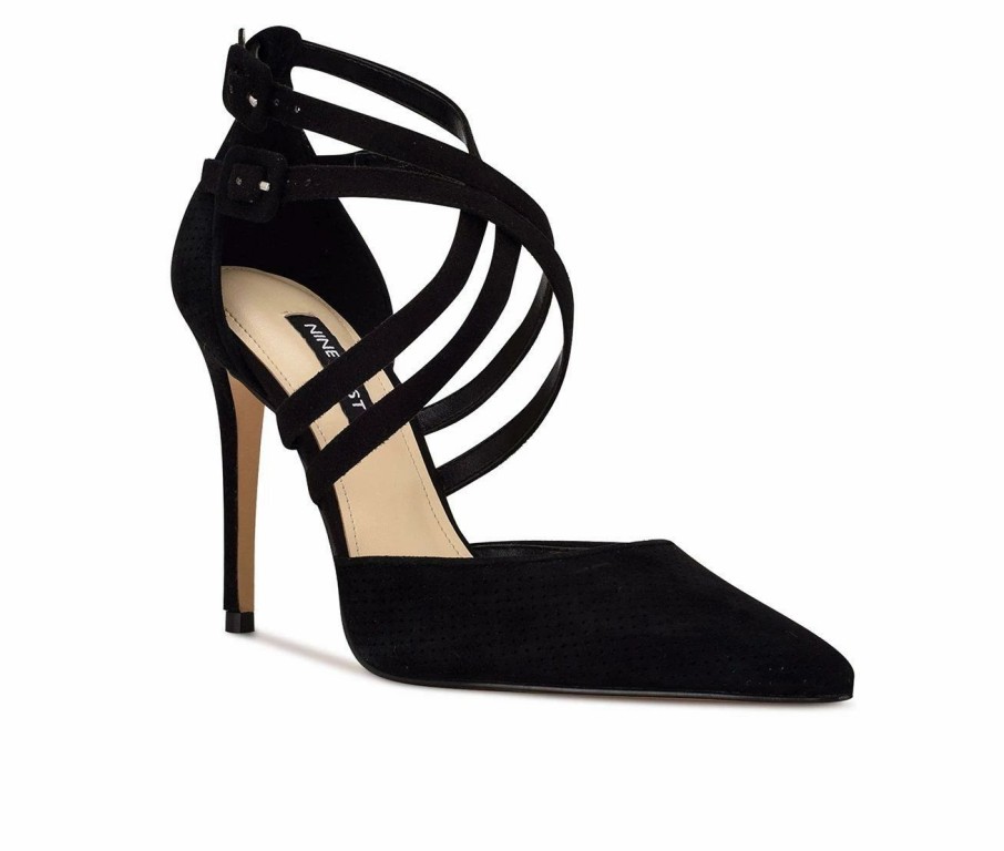 Pumps * | Best Reviews Of Women'S Nine West Festa Pumps Black