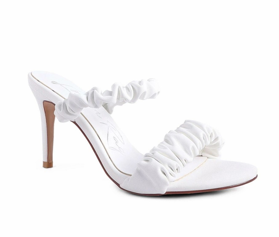 Stiletto Heels * | Wholesale Women'S London Rag Qualie Stiletto Dress Sandals White