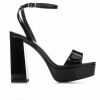 Platform Heels * | Coupon Women'S Y-Not Lorii Platform Dress Sandals Black Patent