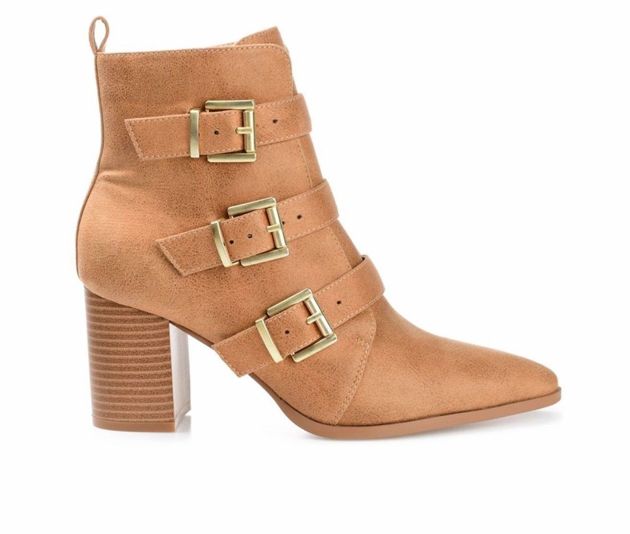 Heeled Boots * | Top 10 Women'S Journee Collection Winsley Booties Tan