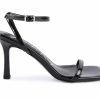 Heeled Boots * | Discount Women'S London Rag Fantasy Spool Dress Sandals Black