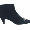 Heeled Boots * | Promo Women'S Impo Elicia Chain Booties Black/Silver