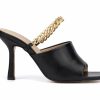 Heeled Sandals * | Wholesale Women'S Olivia Miller Nelly Dress Sandals Black