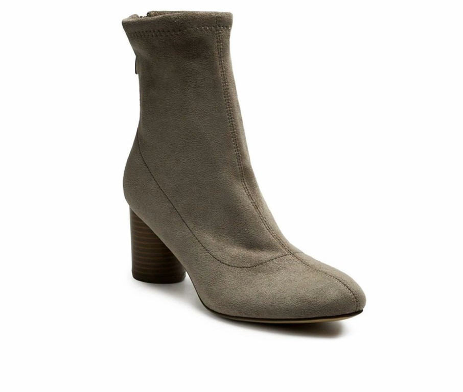 Heeled Boots * | Best Sale Women'S London Rag Emerson Heeled Booties Taupe