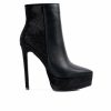 Heeled Boots * | Cheapest Women'S London Rag Encanto Heeled Booties Black