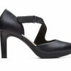 Pumps * | Buy Women'S Clarks Ambyr Glow Pumps Black Leather