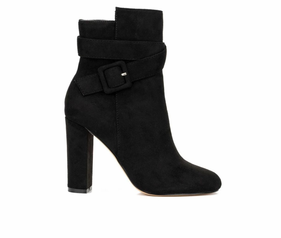 Heeled Boots * | Promo Women'S New York And Company Luella Heeled Booties Black