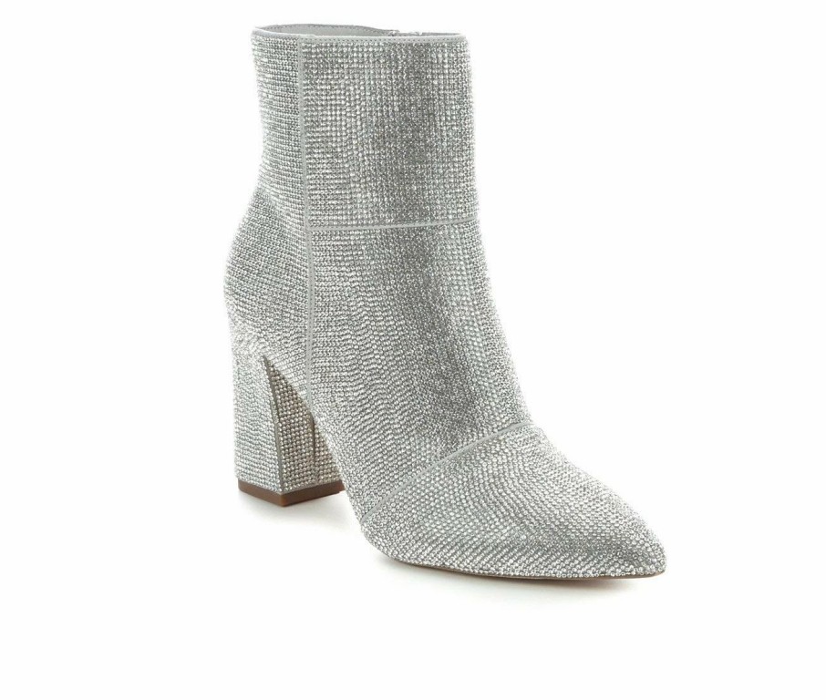 Ankle Boots And Booties * | Outlet Women'S Madden Girl Flex Booties Silver