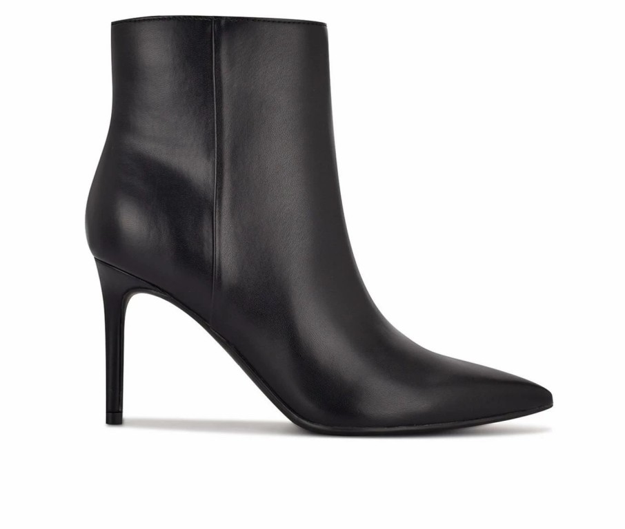 Heeled Boots * | Best Sale Women'S Nine West Gurly Heeled Booties Black