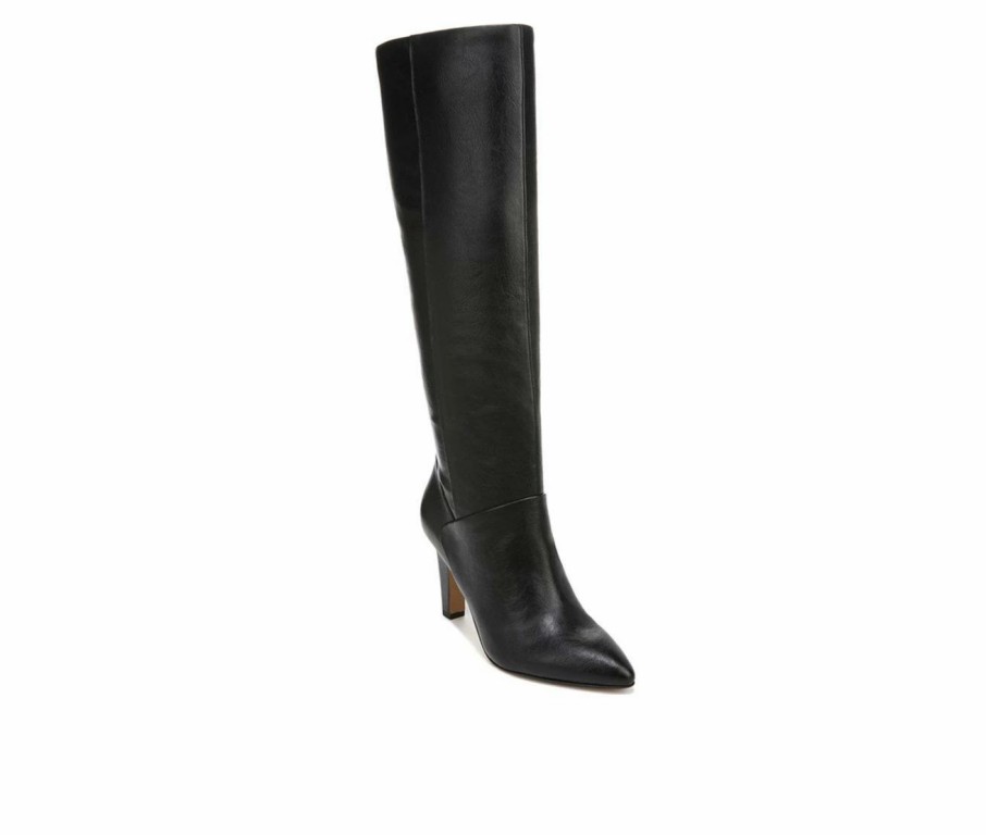 Heeled Boots * | Outlet Women'S Franco Sarto Koko Knee High Heeled Boots Black