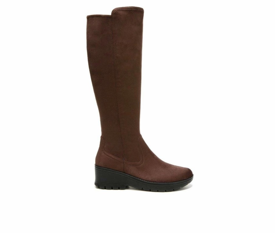 Knee High And Riding Boots * | Flash Sale Women'S Bzees Brandy Knee High Boots Chicory Brown