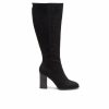 Knee High And Riding Boots * | Best Pirce Women'S London Rag Zilly Knee High Heeled Boots Black