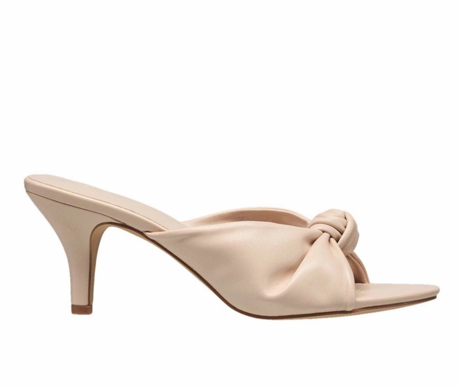 Heeled Sandals * | Deals Women'S Halston Seville Dress Sandals Nude