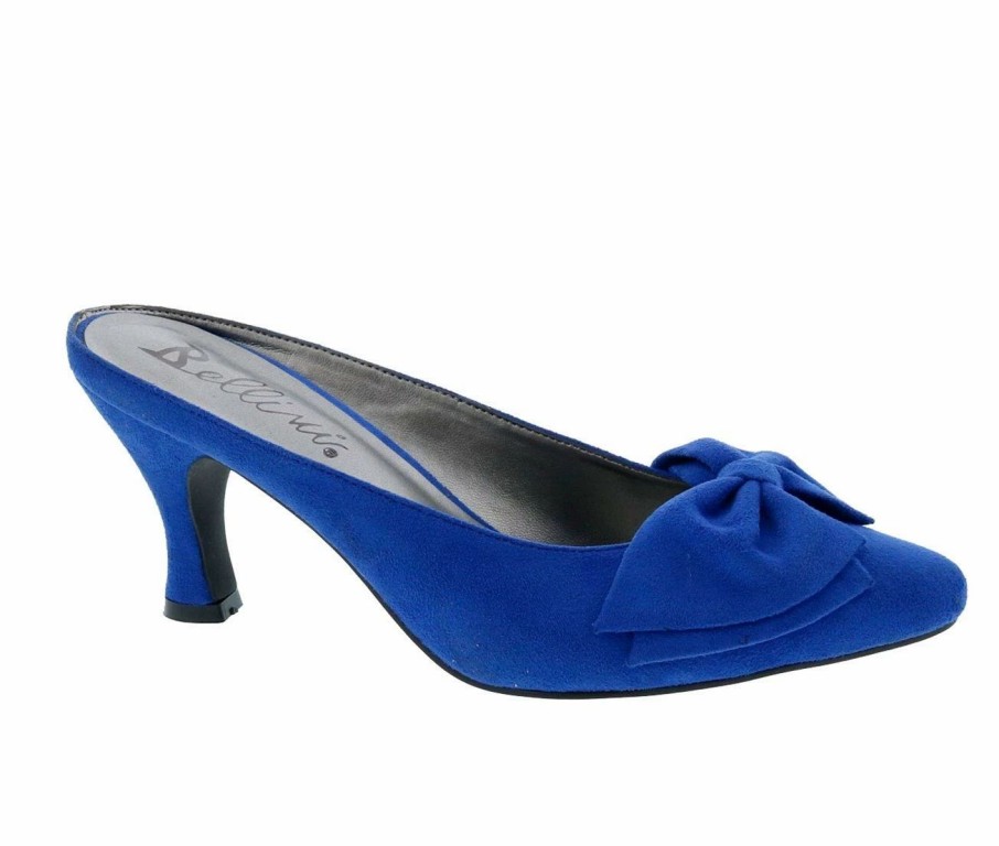 Pumps * | Best Reviews Of Women'S Bellini Cheer Mule Pumps Royal Blue