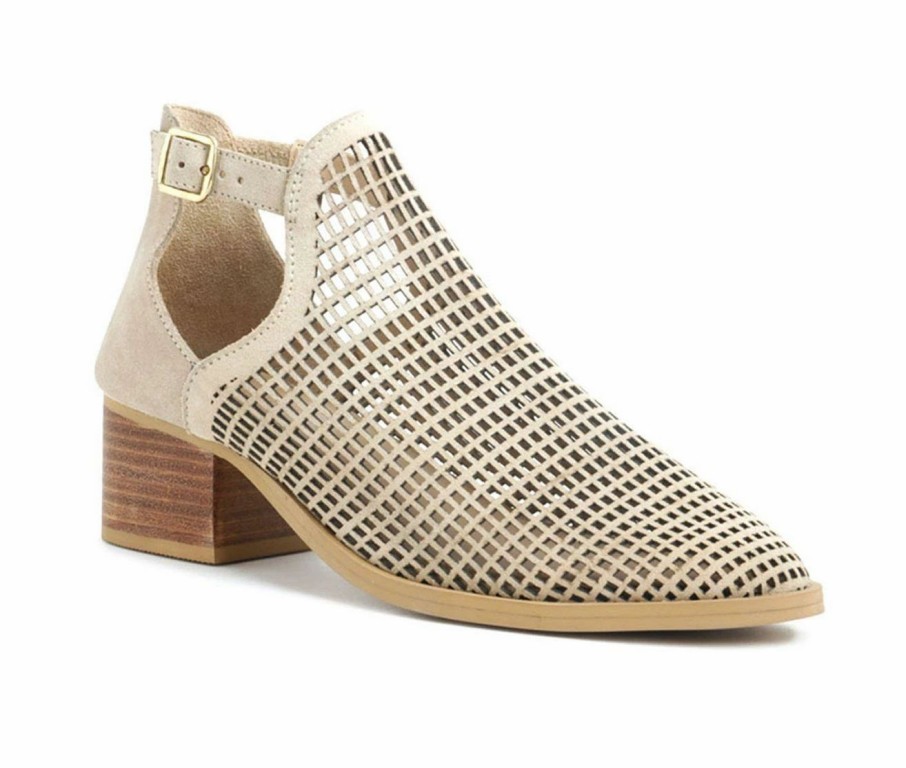 Block Heels * | Best Reviews Of Women'S Rag & Co Rosalyn Booties Beige